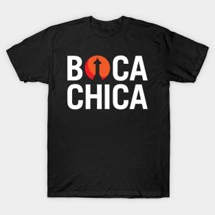 Boca Chica Texas Starship Mars Silhouette T-Shirt